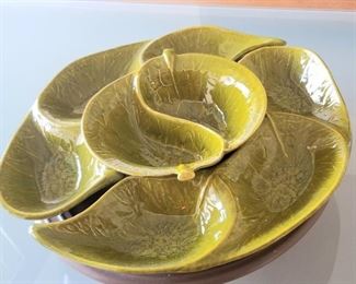 Two vintage Lazy-Susan's available , green and white