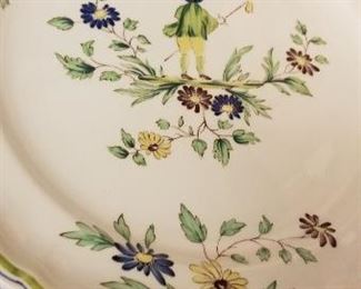 Large vintage dish set Longchamp "Artois"