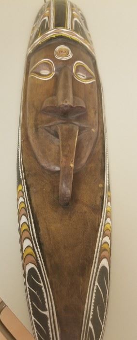 African wall carving