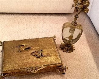 Antique dresser set
