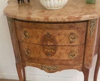 Antique French hall console, smaller size