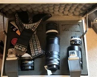A whole vintage camera