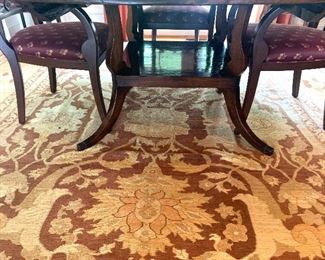 Sumak rug measures 10’2” by 11’8”