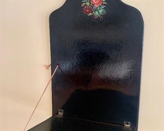 vintage papier-mâché shelf