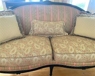Thomasville sofa with pretty pastel upholstery, excellent condition