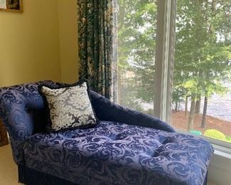 upholstered chaisse lounge