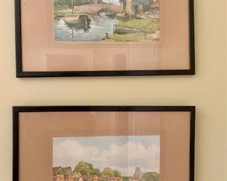 vintage framed prints