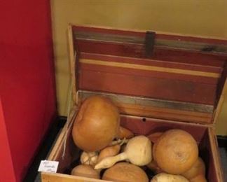 Dried Gourds, Cedar Chest, Boot Remover
