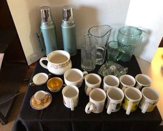 CocaCola Glassware John Deere Mugs China Tea Cups and More