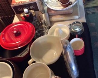 French Cast Iron in Retro Burnt Red Color and More