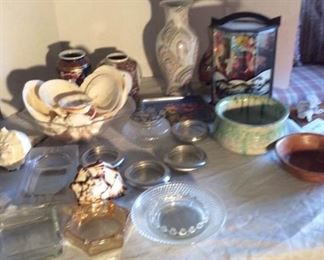 Highly Sought After Old Sea Shells Vases and More
