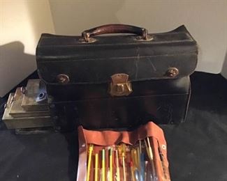 Leather Storage Tool Case