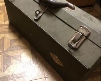 Metal Tool Box Full of Tools