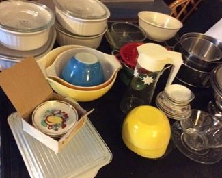Retro Vintage Real Deal Pyrex Bowls and More
