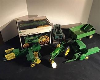Set of John Deere Tractors