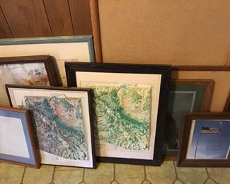 Various Prints and Bulletin Boards