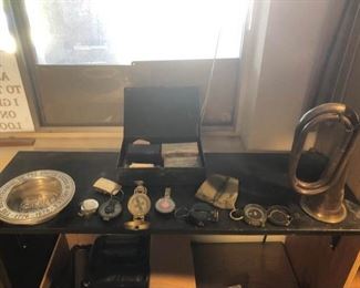 Vintage Bugle Compasses First Aid Kit and More