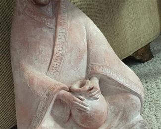 Southwest Indian woman with pot