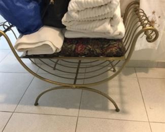 Metal Italian style bath chair