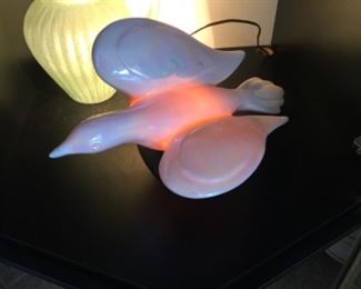 Vintage bird dove light