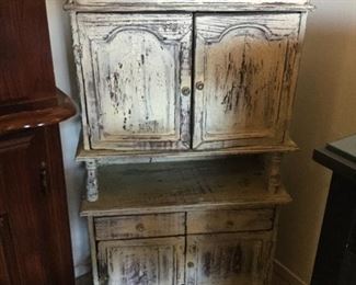 Sweet painted two tier cabinet