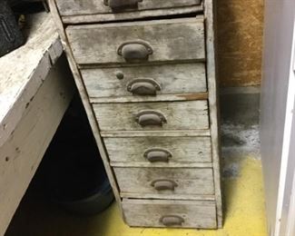 Antique tool chest