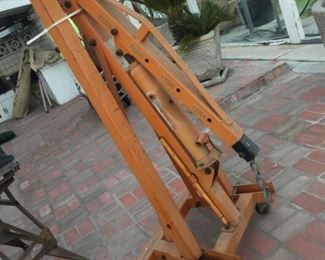 1 ton lifter to move your new cement pots,....