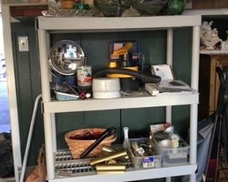 Small shop vac, brass sconces, vacuum, painting lights