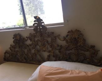 Metal king size headboard