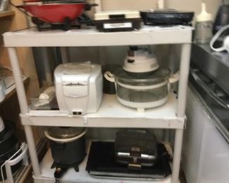 NuWave cooking, cool touch fryer, wok, etc.