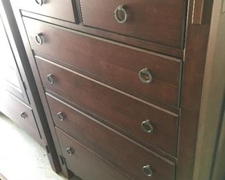 Mission style chest of drawers that goes with the sweet