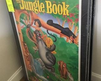Framed Disney movie posters