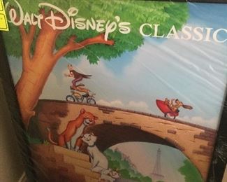 Framed Disney movie posters