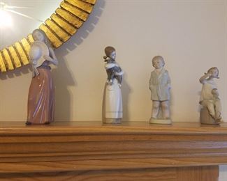 Some of the Lladro figures.