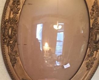 1800’s oval with convex glass