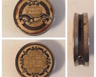 Early Eagle Pencil Dime Thrift Bank(Advertising)