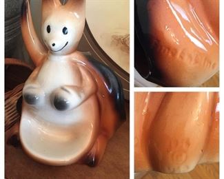 1950's Figural Kangaroo Planter
