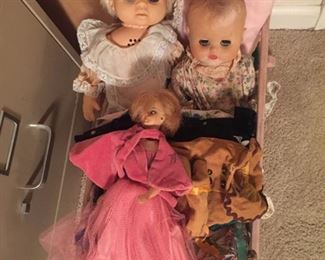 Vintage Baby Dolls & Clothes