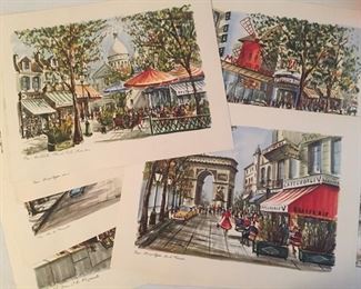 European Street Scene Prints