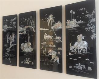 Inlaid Vietnamese Wall Hangings