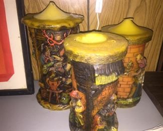 Vintage Holiday Candles