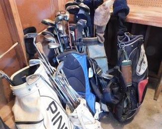 Assorted Golf Clubs