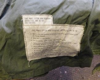 OG-107 Sateen U.S. Vietnam Era Mens Coat