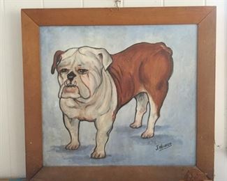 Bulldog Painting