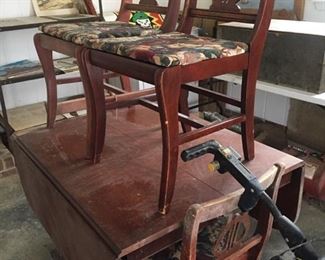 Mahogany Table and Chairs