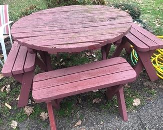 Picnic Table with Benches