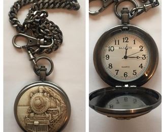 Railroad Themed Pocketwatch