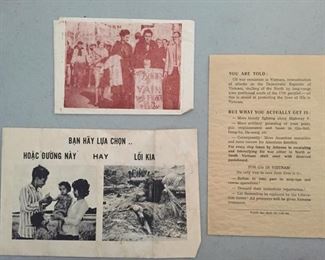 Vietnamese Propaganda Leaflets