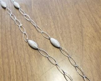 #7 is a 925 silver chain made in Peru.  Measures 36" long and is priced at $60 obo.  You can call/text 785-580-6698 anytime to set an appt to purchase this item.  Thank you!!