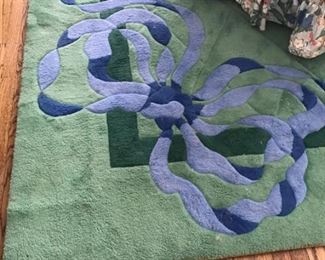 Custom handmade wool rug